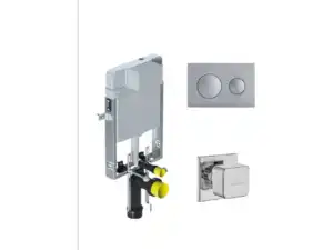 SEREL Smooth Gömme Rezervuar 3'lü Set P40