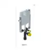 T020112 SEREL Smooth Asma Klozet İçin Metal Ayaksız Set