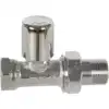eca 12 duz radyator valfi 602120281 427.jpg E.C.A. RADYATÖR VALFİ, KROM KAPLAMALI, DÜZ - 602120281