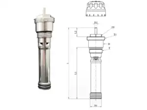 E.C.A. İÇ KOMPAKT VENTİL (Kompakt Tip Panel Radyatörler İçin) - 602120737